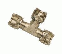 Т-образное соединение с тремя гайками 1/4" ABAC