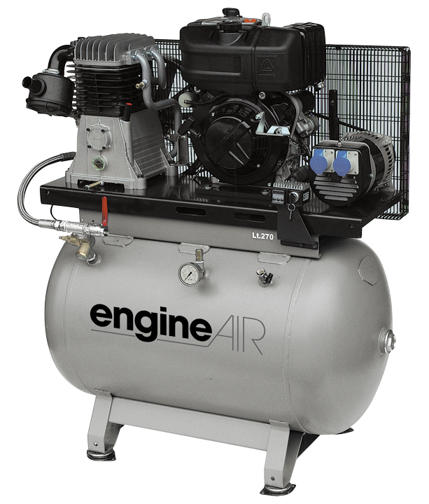 Мотокомпрессор поршневой BI EngineAIR B6000/270 11HP 5 кВт ABAC