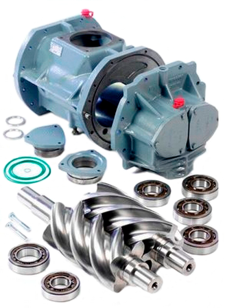 Винтовой блок Atlas Copco ступень сжатия OIS S2 1616725794
