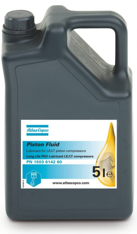 Компрессорное масло PISTON FLUID 5л. Atlas Copco - 2901179100