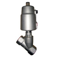 Клапан отсечной седельный 3/4" , НЗ, нерж. ст. 316